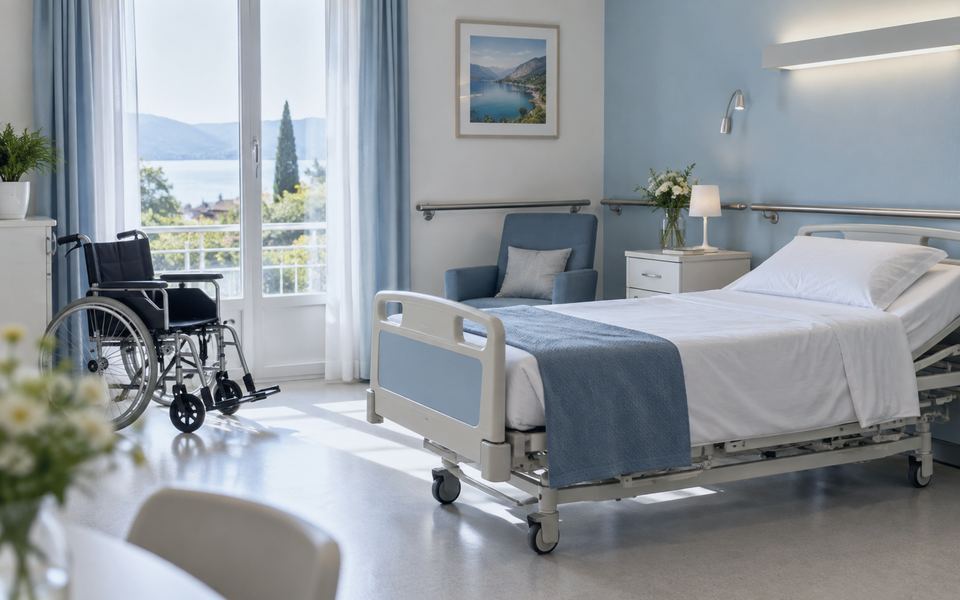Camera di una residenza sanitaria assistenziale